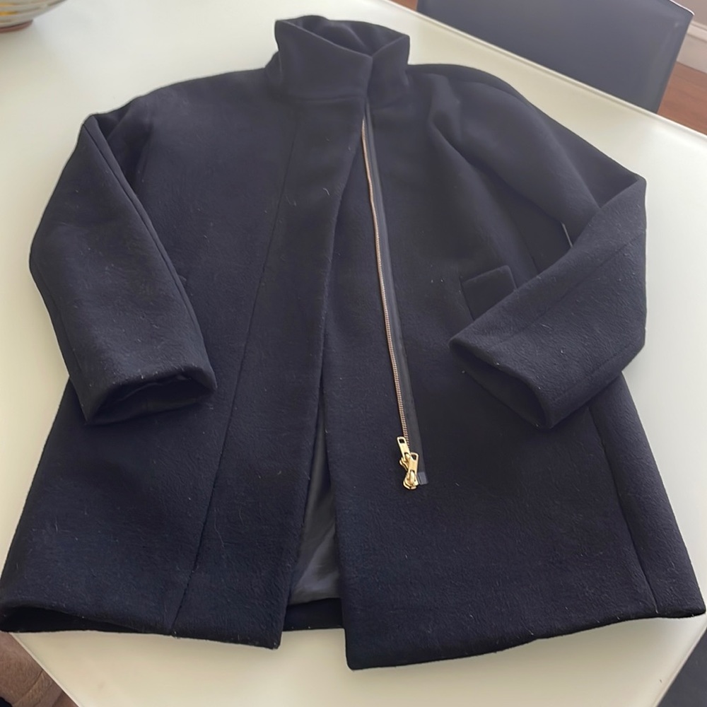 Jcrew black coat